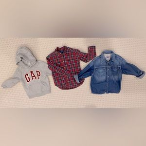 Bundle 4T lot- toddler boy tops- 3 pieces